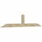 Ekena Millwork Portland Rough Sawn Timber Gable Bracket, Douglas Fir, 108"W x 22"H x 2"D x 6"F, 5/12 Pitch GBW108X22X0206POR00RDF - alternate 4